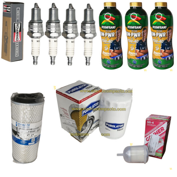 paquete kit afinacion combi 1800 bujia champion aceite roshfrans