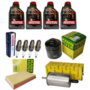 paquete kit afinacion lupo bujia tres electrodos bosch aceite sintetico motul