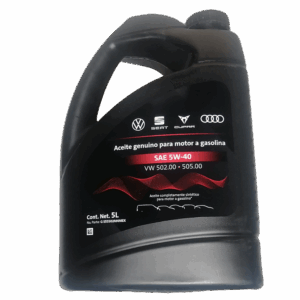 Aceite Sintetico volkswagen 5W-40 5 litros garrafa Original